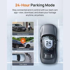 دوربین ثبت کننده تصاویر خودرو دوربین فیلمبرداری عقب و جلو ماشین شیائومی