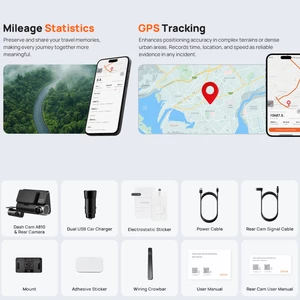 دوربین ثبت کننده تصاویر خودرو دوربین فیلمبرداری عقب و جلو ماشین شیائومی
