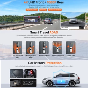 دوربین ثبت کننده تصاویر خودرو دوربین فیلمبرداری عقب و جلو ماشین شیائومی