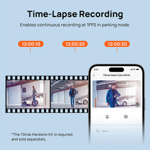 کیفیت دوربین ثبت وقایع خودرو شیائومی