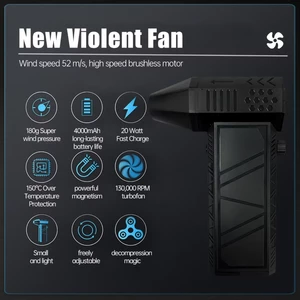 جت فن و دمنده توربو قابل شارژ پرتابل