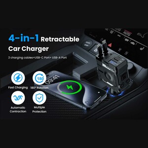 پورت‌های USB-A و USB-C شارژر