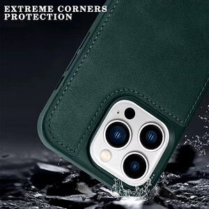 کاور چرمی آیفون 15 پرومکس