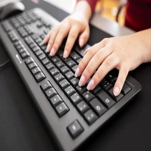 خرید کیبورد با سیم کم صدای کامپیوتر چری