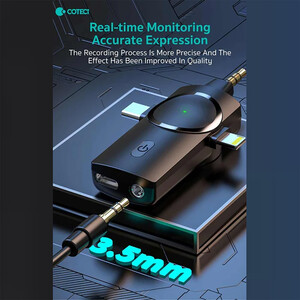 خرید  میکروفن بی‌سیم یقه‌ای کوتسی