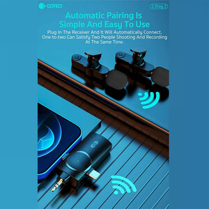 فروش  میکروفن بی‌سیم یقه‌ای کوتسی