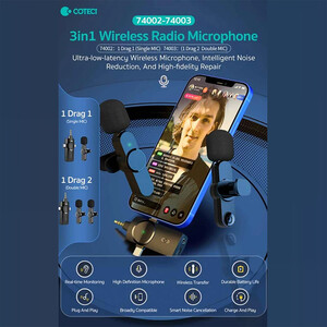 بهترین  میکروفن بی‌سیم یقه‌ای کوتسی