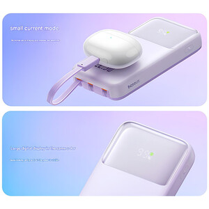 پاوربانک 22.5 وات با کابل لایتنیگ بیسوس