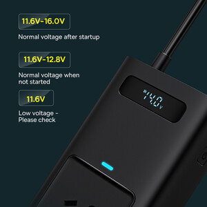 اینورتر ولتاژ و شارژر 150 وات خودور بیسوس