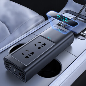 اینورتر ولتاژ و شارژر 150 وات خودور بیسوس