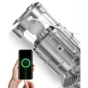 چراغ کمپینگ و پنکه شارژی قابل حمل اسمایلینگ‌شارک