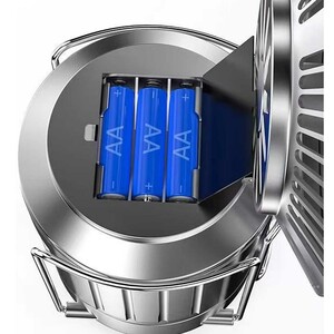 چراغ کمپینگ و پنکه شارژی قابل حمل اسمایلینگ‌شارک