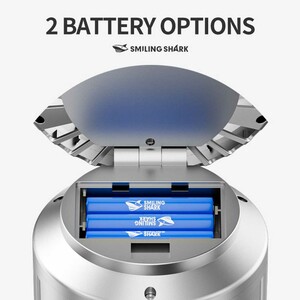 چراغ کمپینگ و پنکه شارژی قابل حمل اسمایلینگ‌شارک