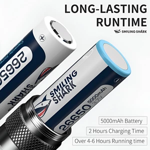 چراغ قوه حرفه‌ای کمپینگ اسمایلینگ شارک