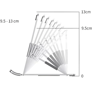 پایه تبلت تاشو قابل تنظیم فلزی