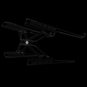پایه لپ تاپ تاشو قابل تنظیم بونروی