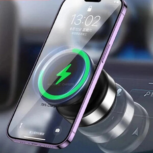 شارژر وایرلس و استند مگنتی آیفون