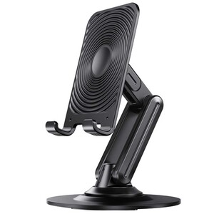 هولدر گوشی موبایل و تبلت رومیزی فلزی تاشو با چرخش 360 درجه بونروی L08