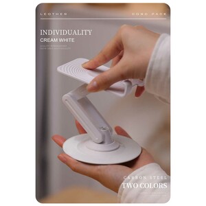 هولدر گوشی موبایل و تبلت رومیزی فلزی تاشو با چرخش 360 درجه بونروی