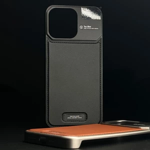 قاب مگ سیف آلومینیوم چرمی آیفون 15 پرو مکس