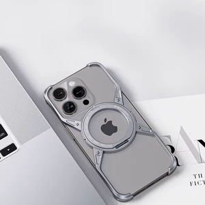 کاور و گارد مگنتی آلومینیومی ضدضربه استند شو آیفون 16 پرو