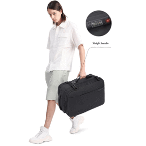 خرید کوله لپ تاپ 17.3 اینچ مسافرتی ضد آب طرح چمدان بنج