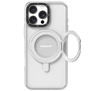 بهترین کاور و گارد شفاف مگ سیف استند شو آیفون 16 پرو یانگ کیت