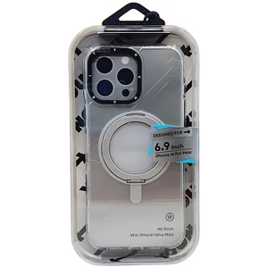 قاب شفاف مگ سیف استند شو آیفون 16 پرو مکس یانگ کیت