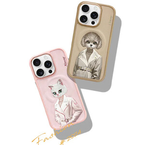 قیمت  قاب گوشی مغناطیسی آیفون 16 پرومکس طرح سگ گلدوزی شده نیمی