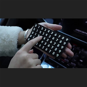 کیفیت دستگاه اعلام شماره تلفن پارک موقت خودرو