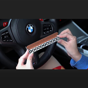 بهترین دستگاه اعلام شماره تلفن پارک موقت خودرو