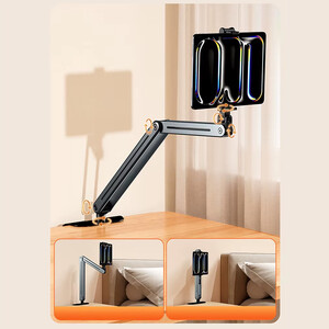 خرید هولدر تبلت و گوشی موبایل قابل اتصال به لبه میز و تخت بونروی