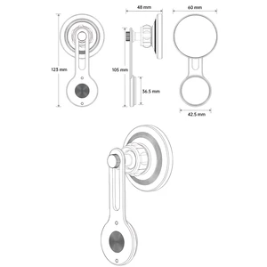 پایه نگهدارنده مغناطیسی داخل ماشین و لپ تاپ بونروی
