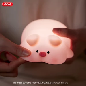 کیفیت لامپ خواب قابل شارژ اتاق کودک با طرح خوک بامزه