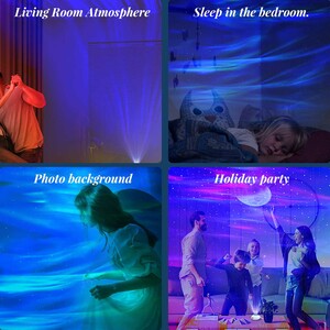 پروژکتور ستاره و کهکشان و اسپیکر بلوتوثی رومیزی ایکس او