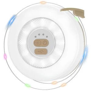 چراغ کمپینگ و ال‌ای‌دی ریسه‌‌ای شارژی 10 متری ضدآب ایکس او YH13