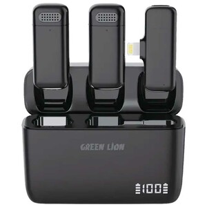 قیمت میکروفون یقه‌ای بی سیم لایتنینگ دوکاربره گرین لاین