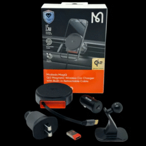 پایه نگهدارنده و شارژر بی‌سیم خودرو با ایمنی بالا