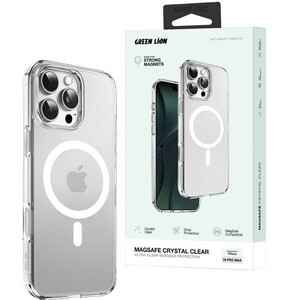 قاب شفاف مگ‌سیف آیفون 16 گرین لاین