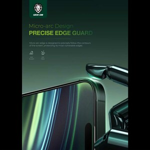 گلس حریم شخصی آیفون 16 و 15 گرین