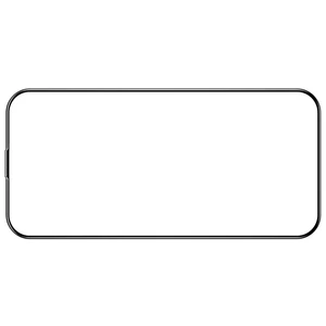 فروش گلس سه بعدی با حاشیه سیلیکونی نازک و خمید آیفون 15 پرو موکوسون