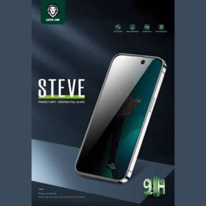 گلس پرایویسی آیفون 13 پرو مکس و آیفون 14 پلاس گرین لاین