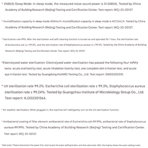 دستگاه تصفیه هوا و مرطوب کننده هوشمند شیائومی رطوبت رسان بدون مه میجیا