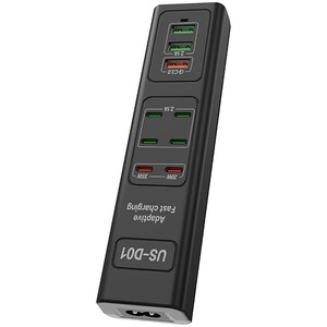 بهترین شارژر رومیزی 9 پورت 85 وات پورودو PD-FWCH031-BK