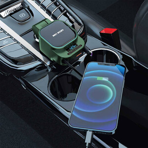 شارژر فندکی دو پورت فست شارژ 96 وات گرین لاین