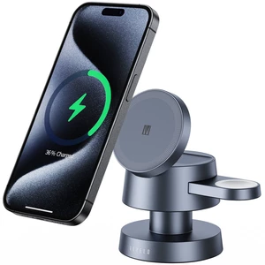 خرید هولدر شارژر وایرلس مگ سیف چهار کاره لِوِلو با قابلیت هولدر رومیزی و چراغ خواب