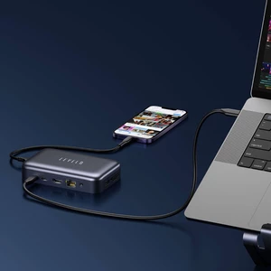 قیمت هاب شارژر تایپ‌ سی چند پورت و داک نظم دهنده لوازم جانبی چندمنظوره لِوِلو