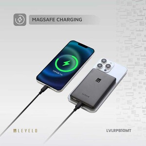 پاوربانک وایرلس 15 وات و تایپ سی 20 وات لِوِلو