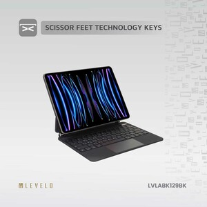 کاور کیبورددار چرمی آیپد پرو 13 اینچ لِولو