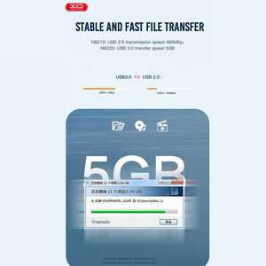 بهترین کابل تبدیل یو اس بی به یو اس بی 3.0 ایکس او به طول 2 متر